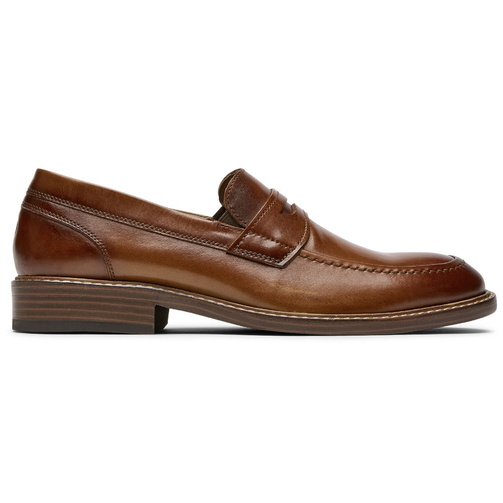 Mocassins Rockport Homem Marrom - Kenton Penny - 48036PFLU